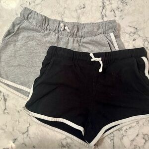 Old Navy Black and Gray Athletic Shorts